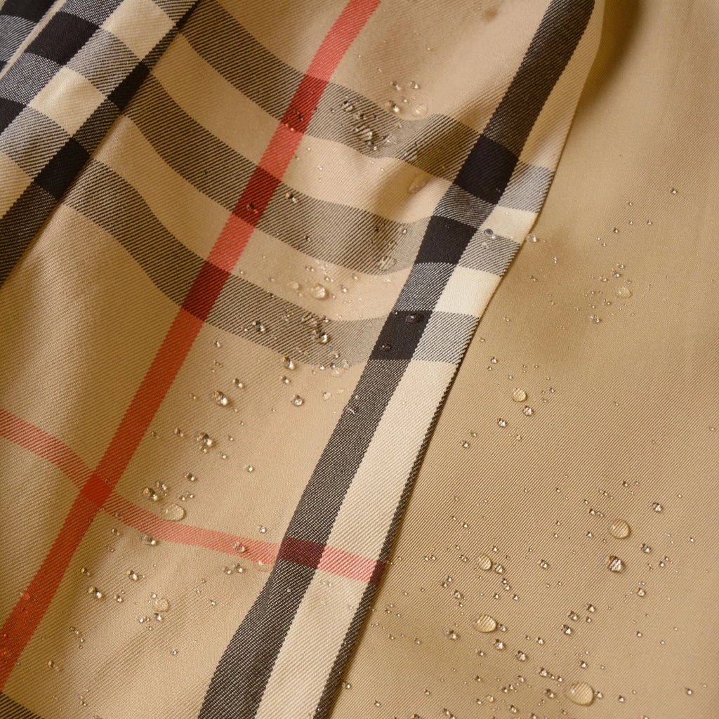 Men's Classic British-Style Long Trench Coat - Khaki