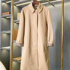Women's Gabardine Lightweight Trench Coat, Raglan Sleeve, Single-Breasted, Simple Loose Jacket - Khaki, Black