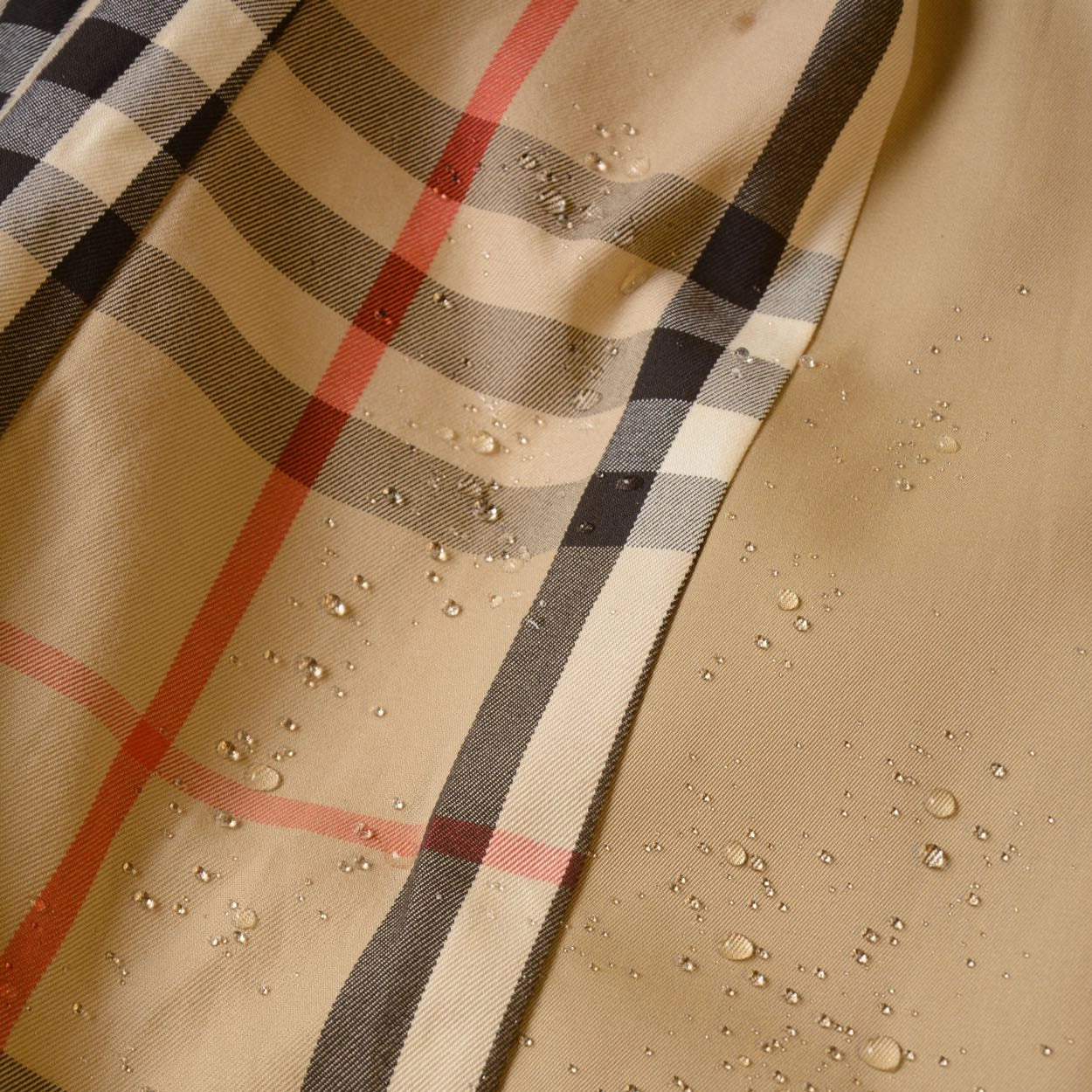 Men's Classic Short Trench Coat - Khaki