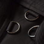 Women's Classic Mid-Length Trench Coat - Black