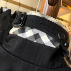 Women's Classic Short Trench Coat - Black