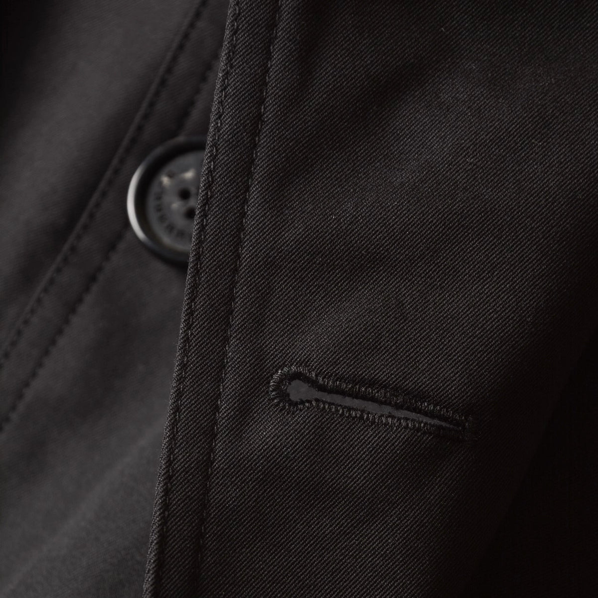 Women's Classic Long Trench Coat - Black