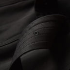 Men's Classic Mid-Length Trench Coat - Black