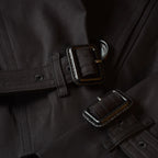 Women's Classic Short Trench Coat - Black