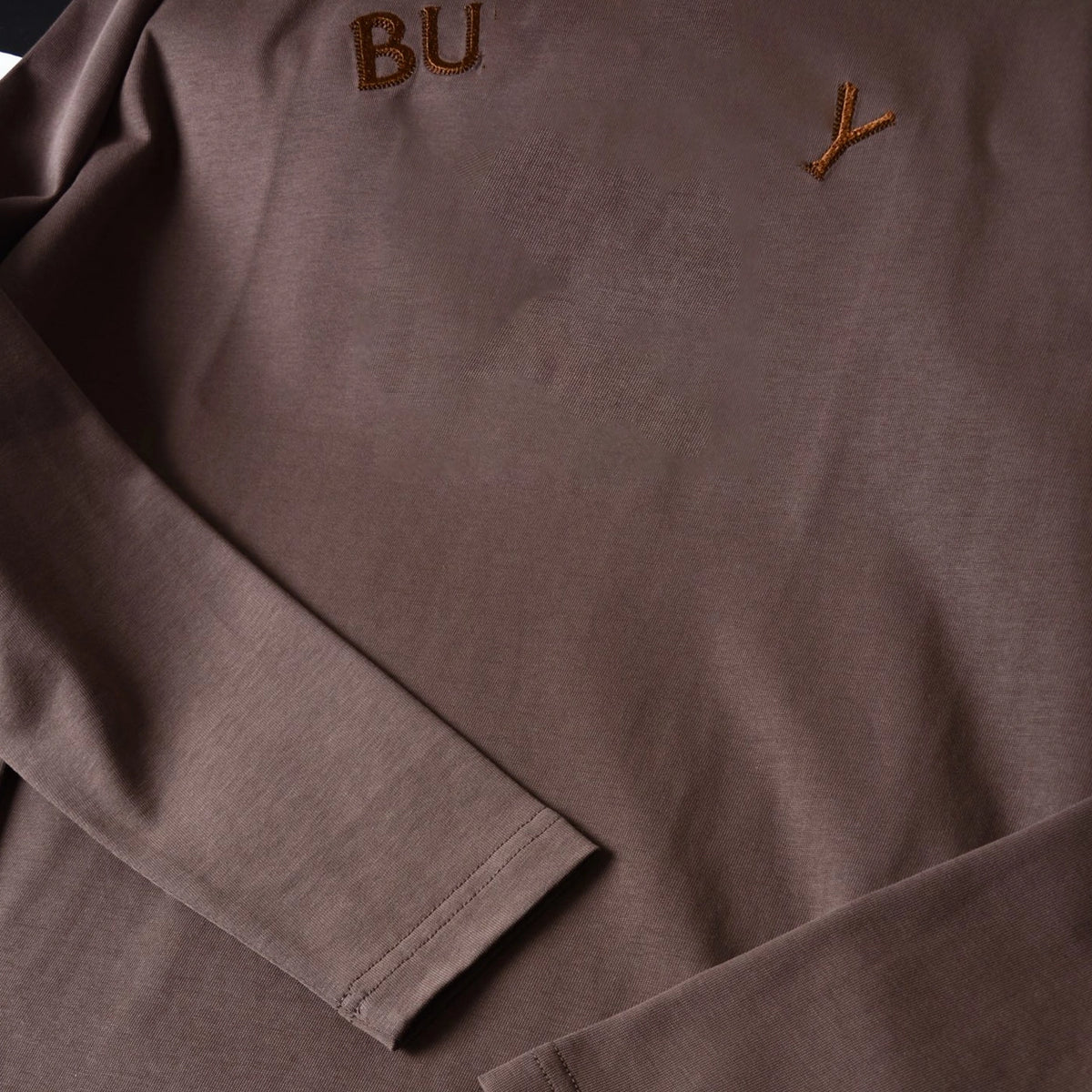 Unisex embroidered cotton long-sleeve ・ Custom embroidery