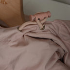 Women's Simple Hooded Waist-Cinching Trench Coat Zipper Jacket - Light Blush Red, Green