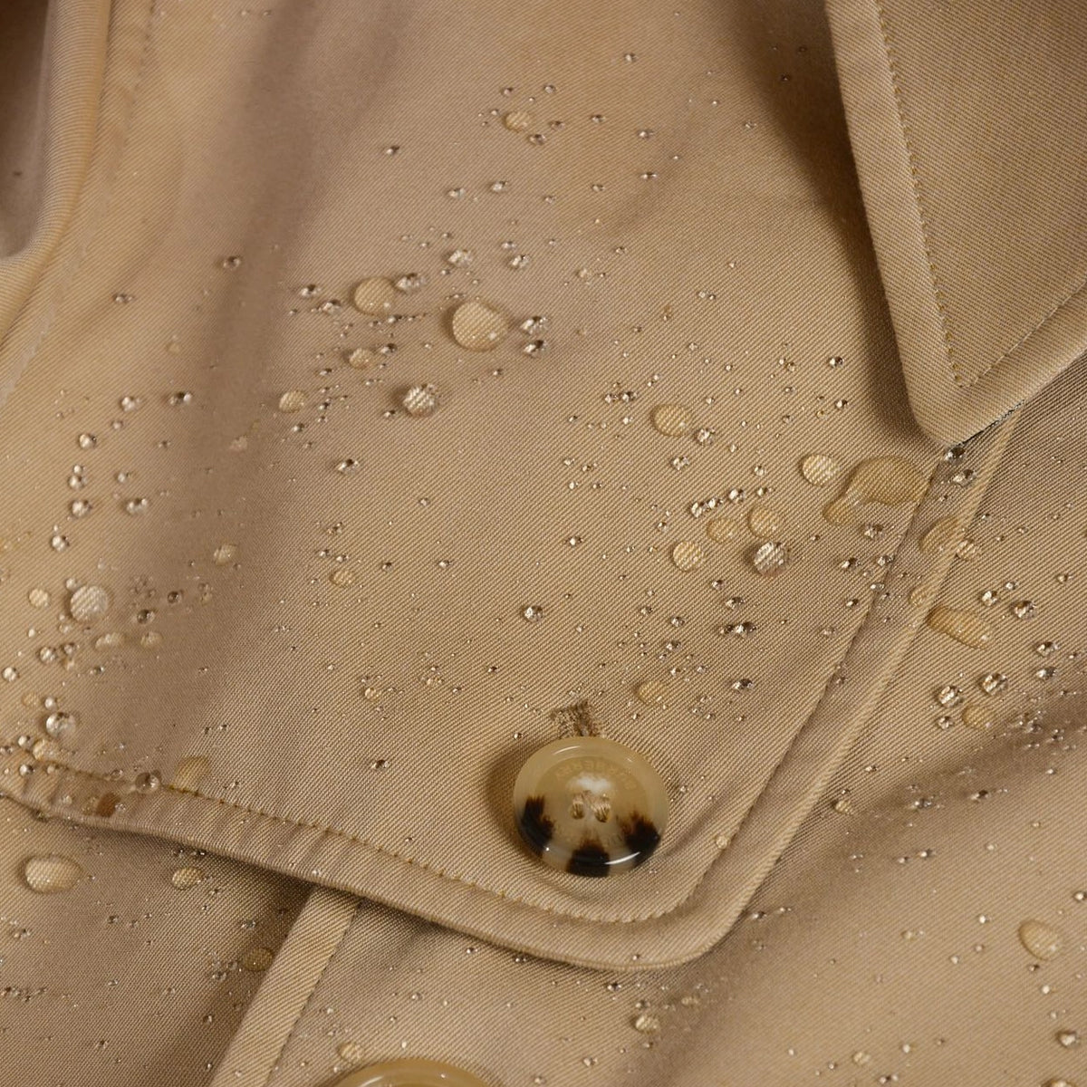 Men's classic straight-cut short trench coat - available in two colors