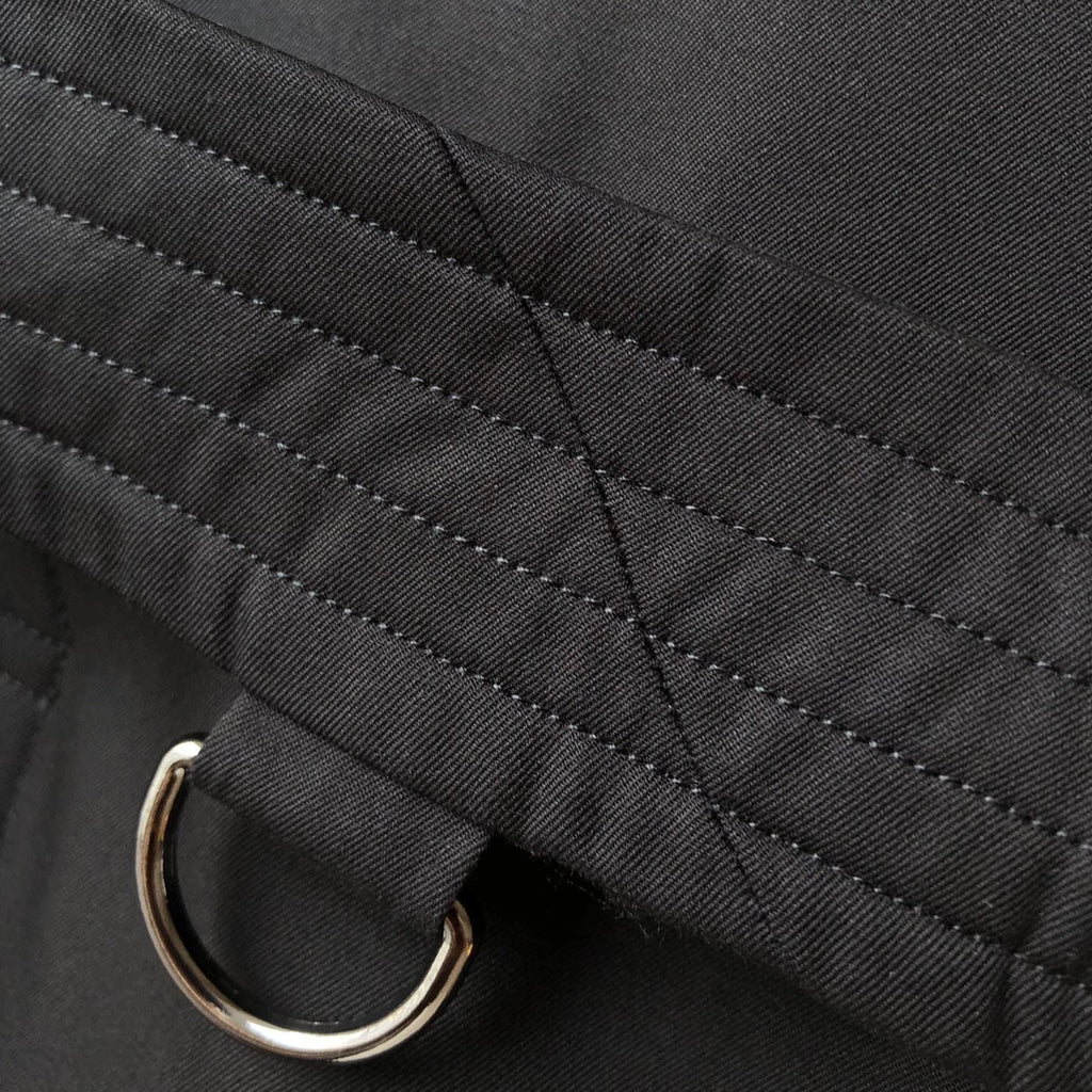 Women's Classic Long Trench Coat - Black