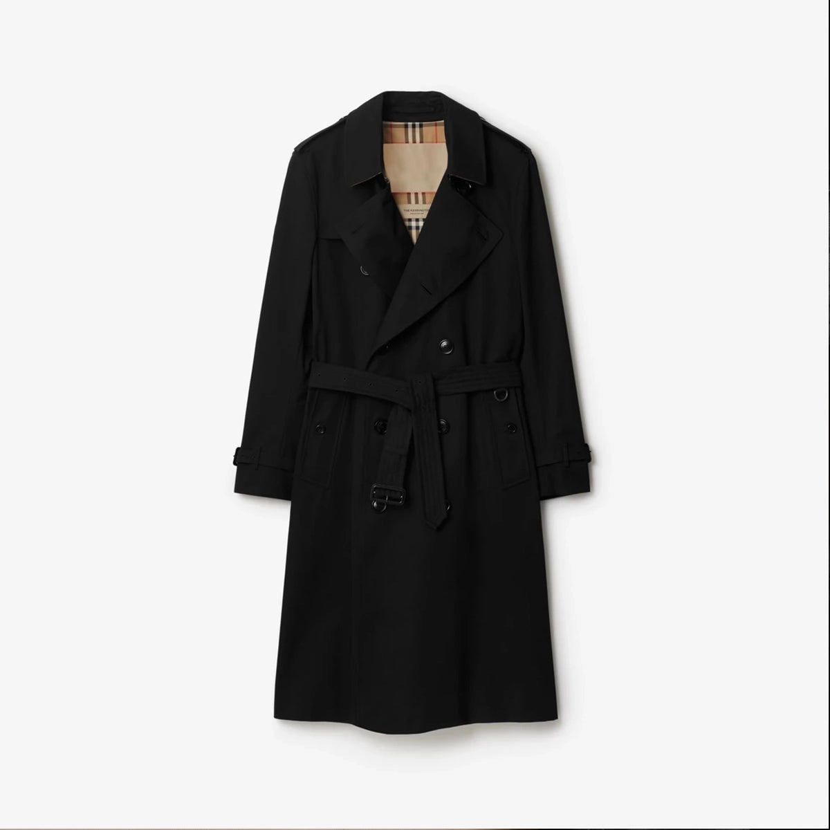 Men's Classic Long Gabardine Windbreaker Jacket