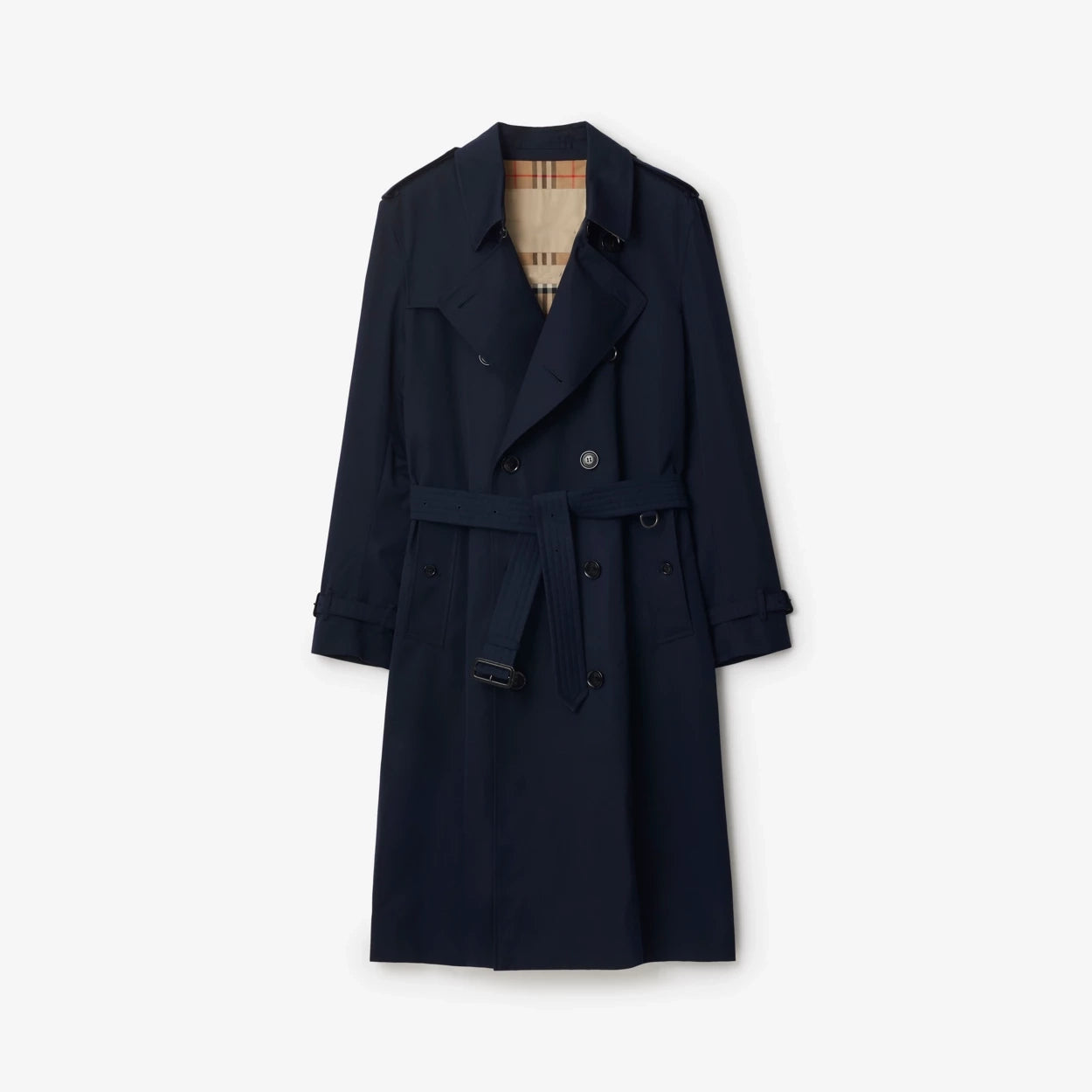 Men's Classic Long Gabardine Windbreaker Jacket