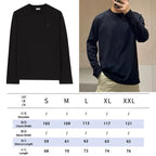 Unisex Retro Embroidered Cotton Long-Sleeve