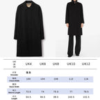 Women's Gabardine Lightweight Trench Coat, Raglan Sleeve, Single-Breasted, Simple Loose Jacket - Khaki, Black