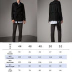 Men's Classic Short Trench Coat - Black