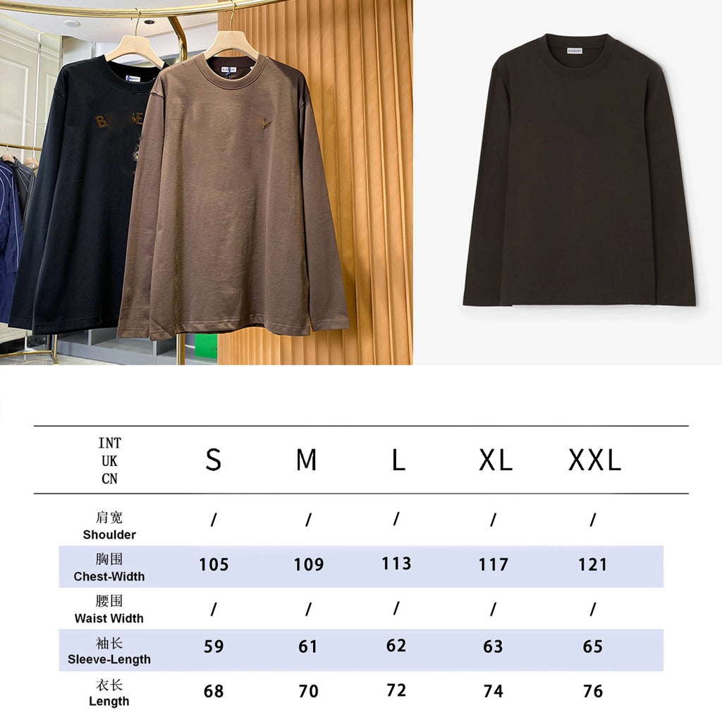 Unisex embroidered cotton long-sleeve ・ Custom embroidery