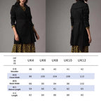 Women's Classic Mid-Length Trench Coat - Black