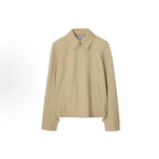 Women's Cotton Short Jacket - Khaki