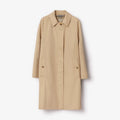 Women's Gabardine Lightweight Trench Coat, Raglan Sleeve, Single-Breasted, Simple Loose Jacket - Khaki, Black