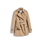 Women’s Classic Short Trench Coat - Khaki